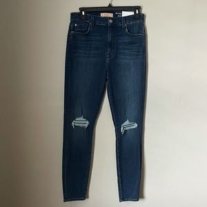 7 For All Mankind High Waist Ankle Skinny Jeans